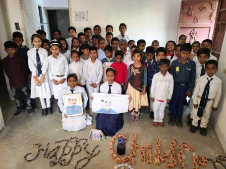 The birth anniversary of the first Prime Minister Jawaharlal Nehru was celebrated as Childrens Day