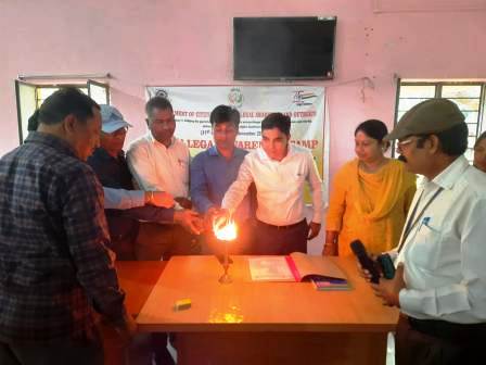 Mega legal camp organized in Islampur block training building